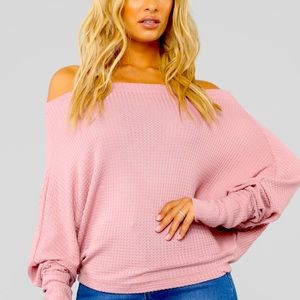 Fashion Nova NWT mauve Top size M